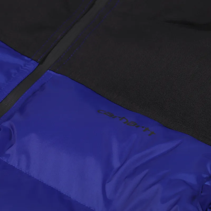 Carhartt WIP Larsen Jacket Thunder Blue Black-7