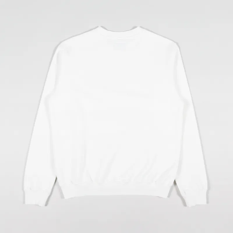Nudie Jeans Lasse NJCO Sweatshirt Chalk White-1