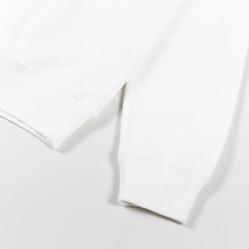 Nudie Jeans Lasse NJCO Sweatshirt Chalk White-4