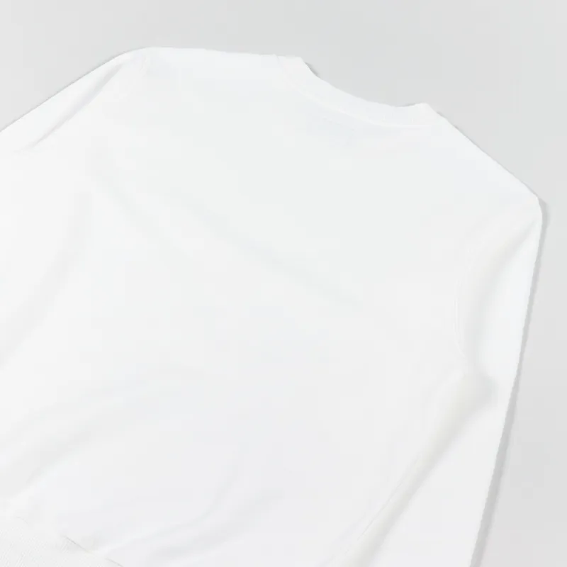 Nudie Jeans Lasse NJCO Sweatshirt Chalk White-3