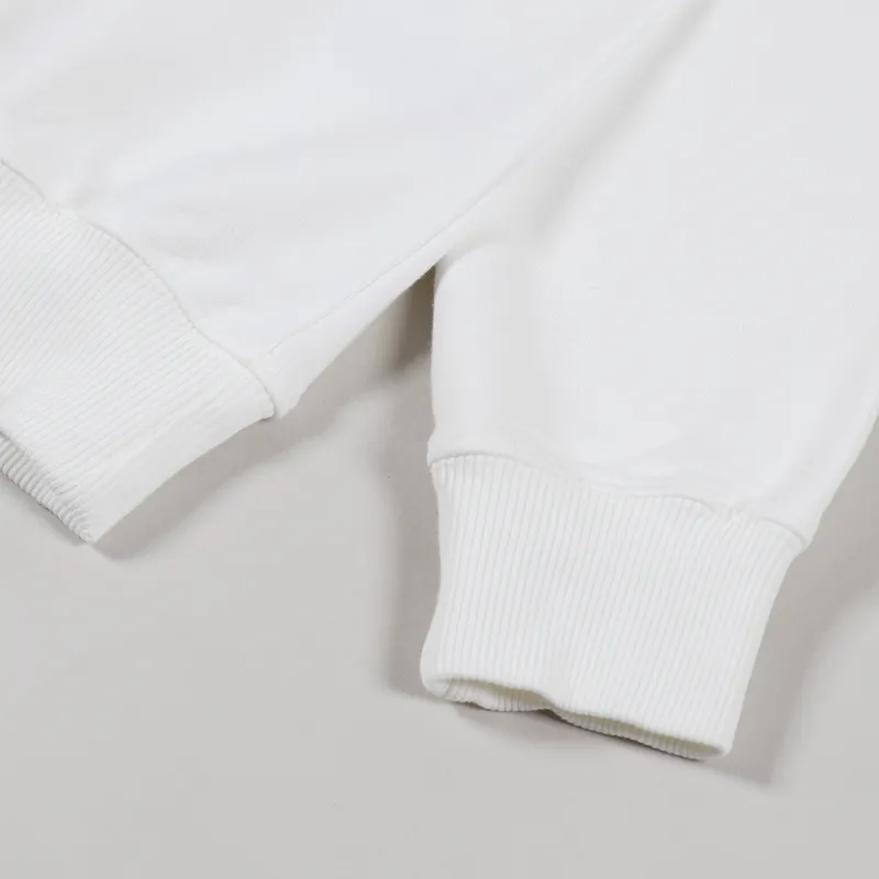 Nudie Jeans Lasse Shake Your Bones Sweat Chalk White-3