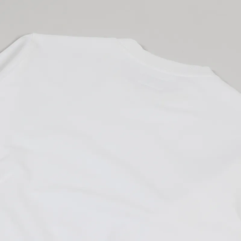 Nudie Jeans Lasse Shake Your Bones Sweat Chalk White-5