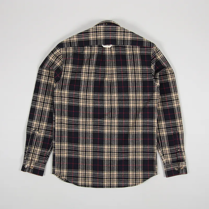 Foret Lava Shirt Blue Check-1