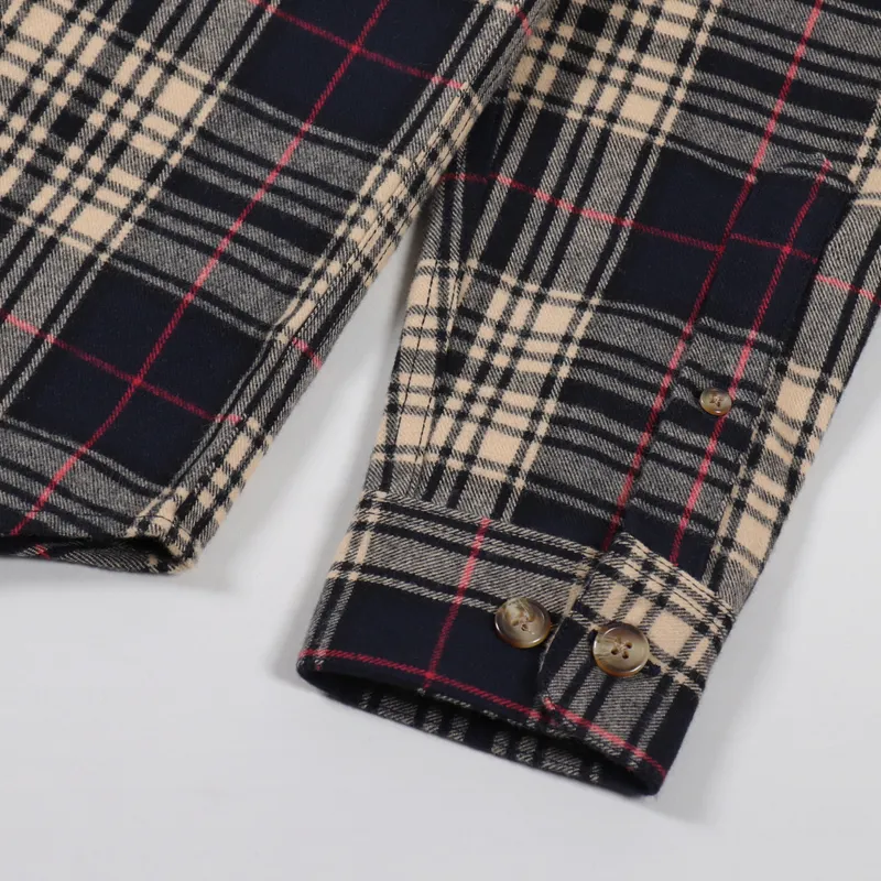 Foret Lava Shirt Blue Check-5