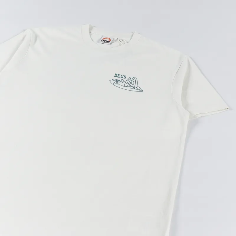 Deus Ex Machina Layback T Shirt Dirty White-3
