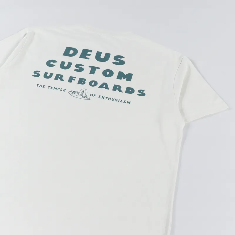 Deus Ex Machina Layback T Shirt Dirty White-2