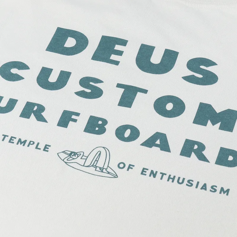 Deus Ex Machina Layback T Shirt Dirty White-4