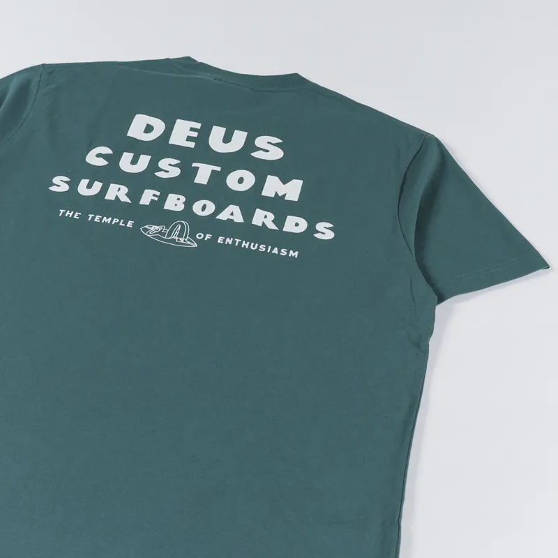Deus Ex Machina Layback T Shirt Jasper Green-2