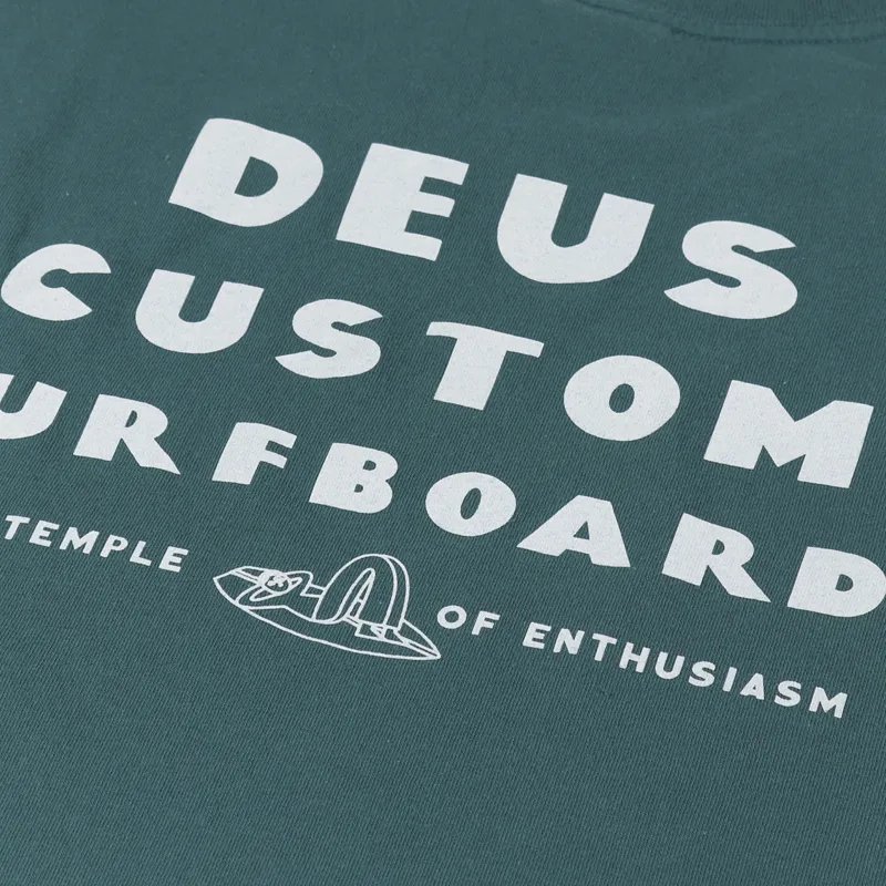 Deus Ex Machina Layback T Shirt Jasper Green-4