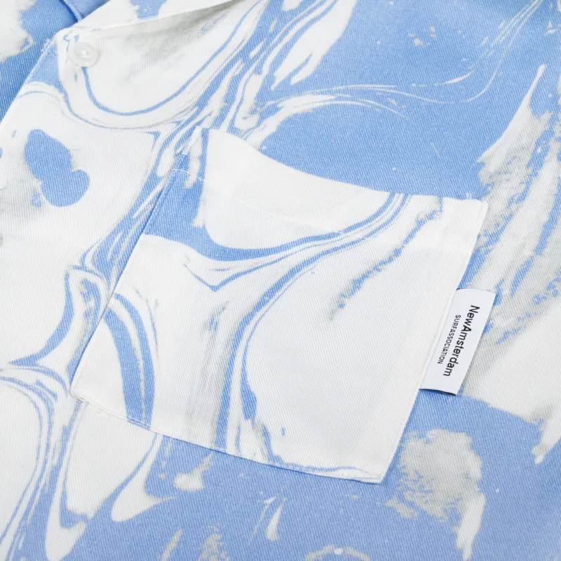 New Amsterdam Surf Association Layday Shirt Steel Sea-2