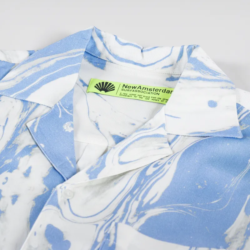 New Amsterdam Surf Association Layday Shirt Steel Sea-4