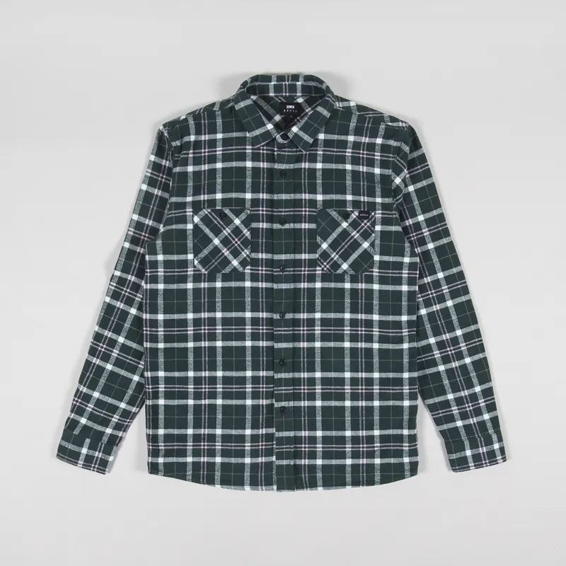 Edwin Labour Shirt Pine Grove Pink