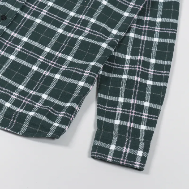 Edwin Labour Shirt Pine Grove Pink-7