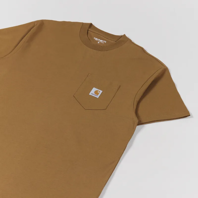 Carhartt WIP Local Pocket T Shirt Dusty Hamilton Brown-3