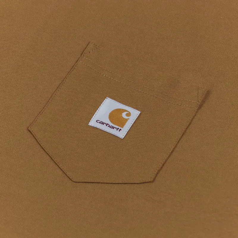 Carhartt WIP Local Pocket T Shirt Dusty Hamilton Brown-5