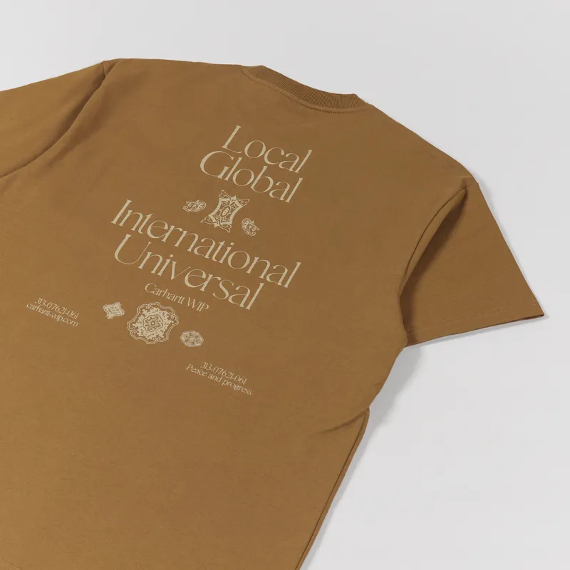 Carhartt WIP Local Pocket T Shirt Dusty Hamilton Brown-2