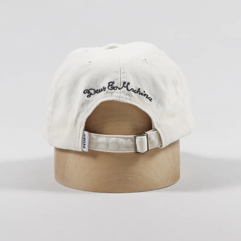 Deus Ex Machina Locations Dad Cap Dirty White-3