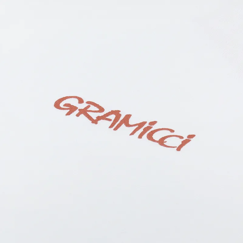 Gramicci Leaf T Shirt White-5