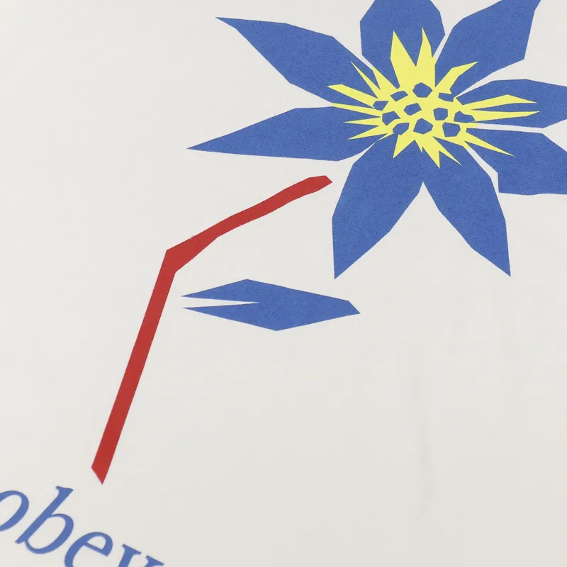 Obey Leafy T Shirt Sago-4