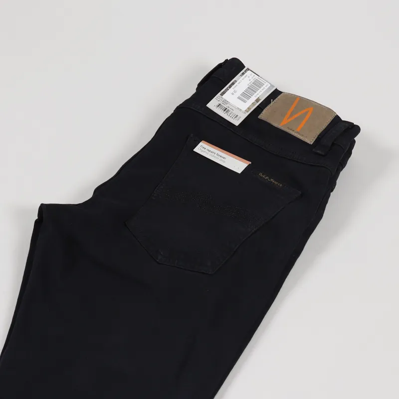 Nudie Jeans Lean Dean Black Skies-4