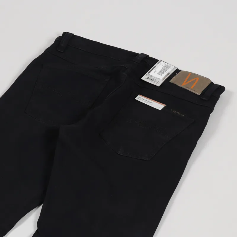 Nudie Jeans Lean Dean Black Skies-6
