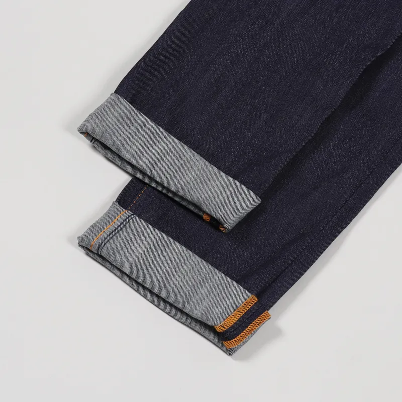 Nudie Jeans Lean Dean Dry Ecru Embo-3
