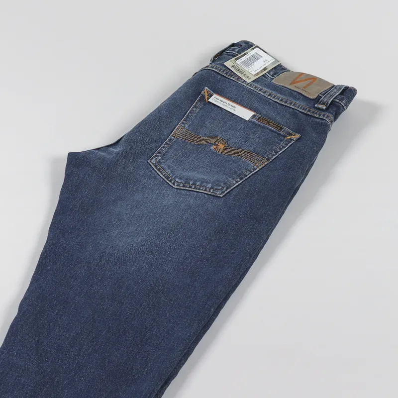 Nudie Jeans Lean Dean Ivy Navy-5