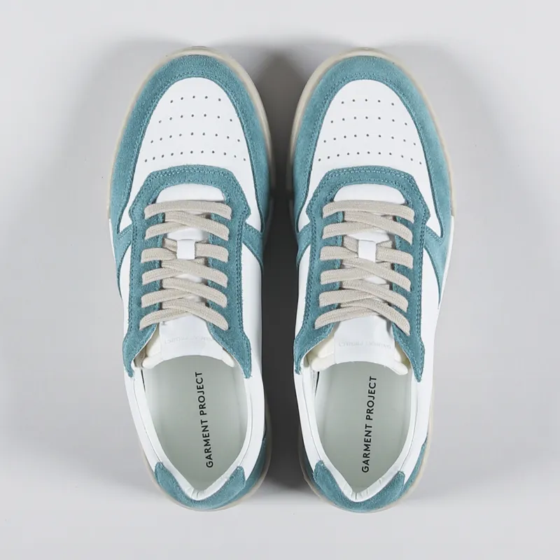 Garment Project Legacy 80s Shoes Petrol Leather Suede-1