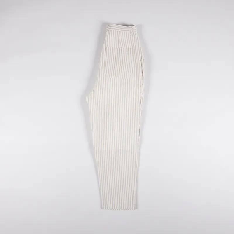 L.F.Markey Womens Lennon Trousers Almond Stripe-5