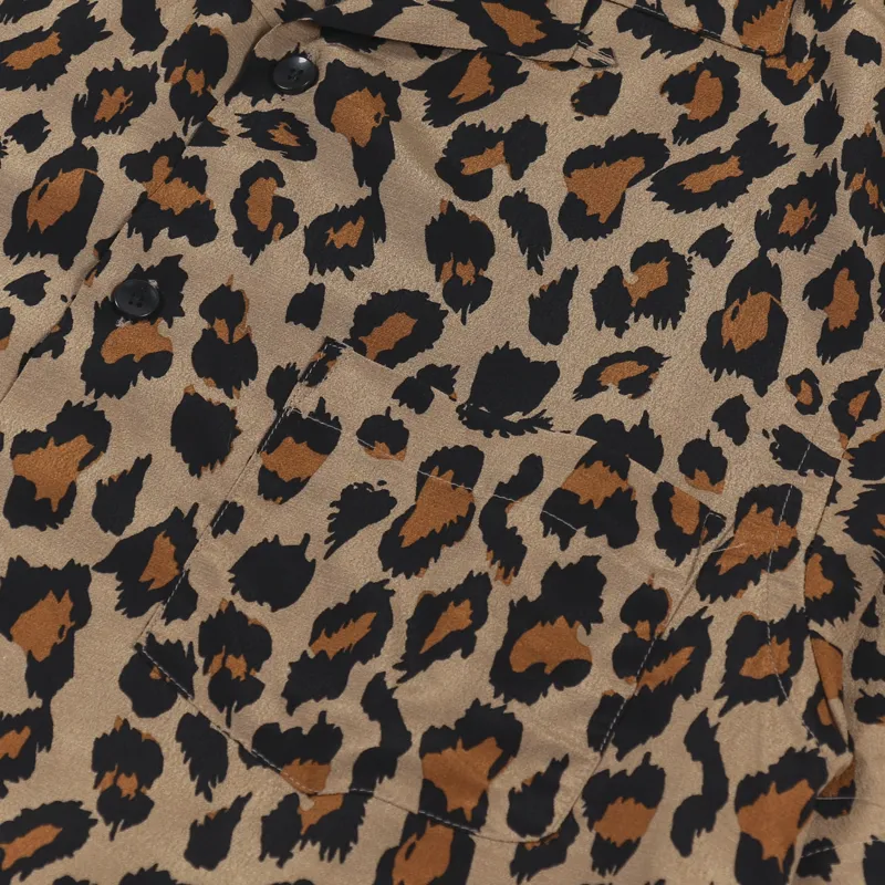 Portuguese Flannel Leopard Shirt Brown-5