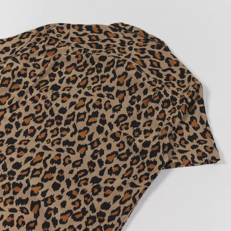 Portuguese Flannel Leopard Shirt Brown-3