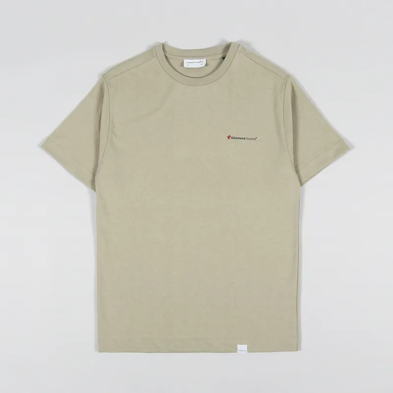 Edmmond Studios Lettuce T Shirt Plain Tan-1