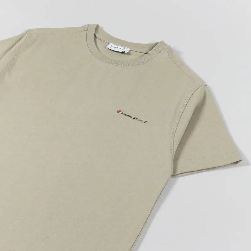 Edmmond Studios Lettuce T Shirt Plain Tan-3