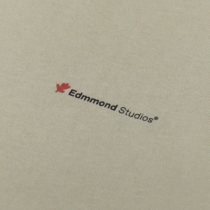 Edmmond Studios Lettuce T Shirt Plain Tan-5