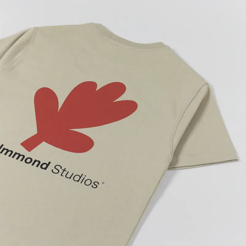 Edmmond Studios Lettuce T Shirt Plain Tan-2