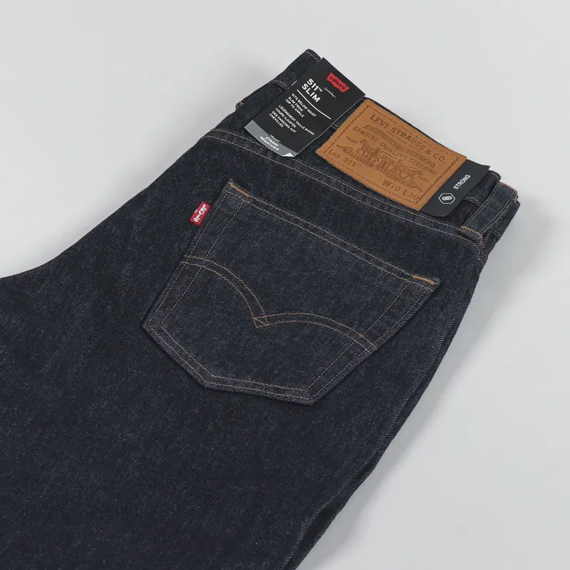 Levi's Skateboarding 511 Slim 5 Pocket Jeans SE PSK Indigo Warp Rinse-4