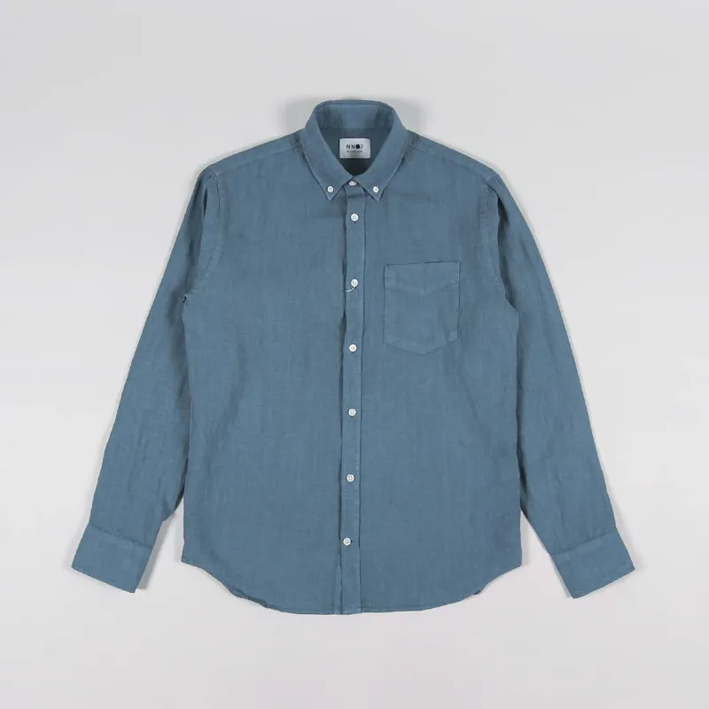 NN07 Levon Shirt Swedish Blue