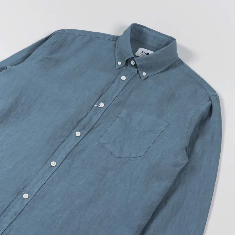 NN07 Levon Shirt Swedish Blue-2