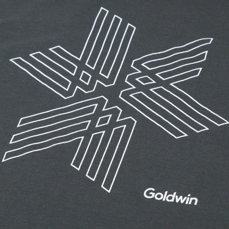 Goldwin Big Logo T Shirt Olive Drab-2