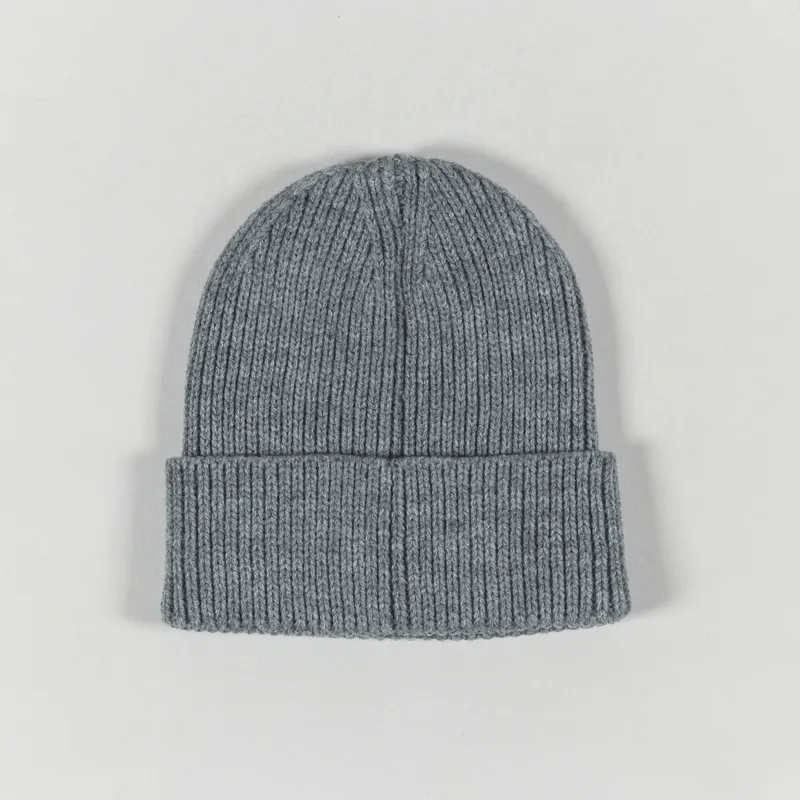 The North Face Short Box Cuff Beanie Grey Heather-1