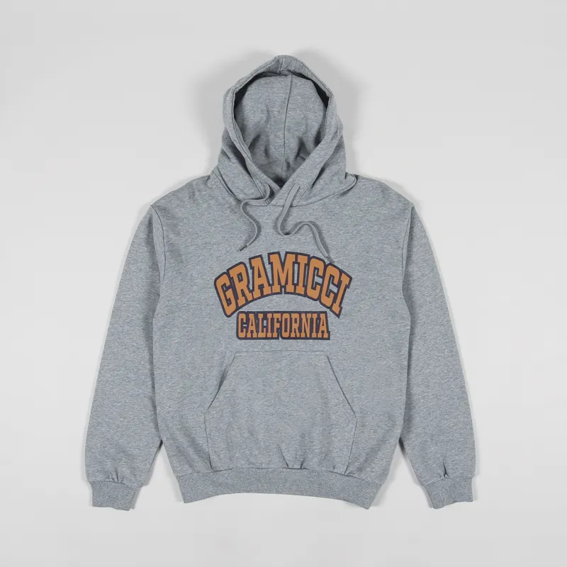 Gramicci Logo Hooded Sweat Heather Grey