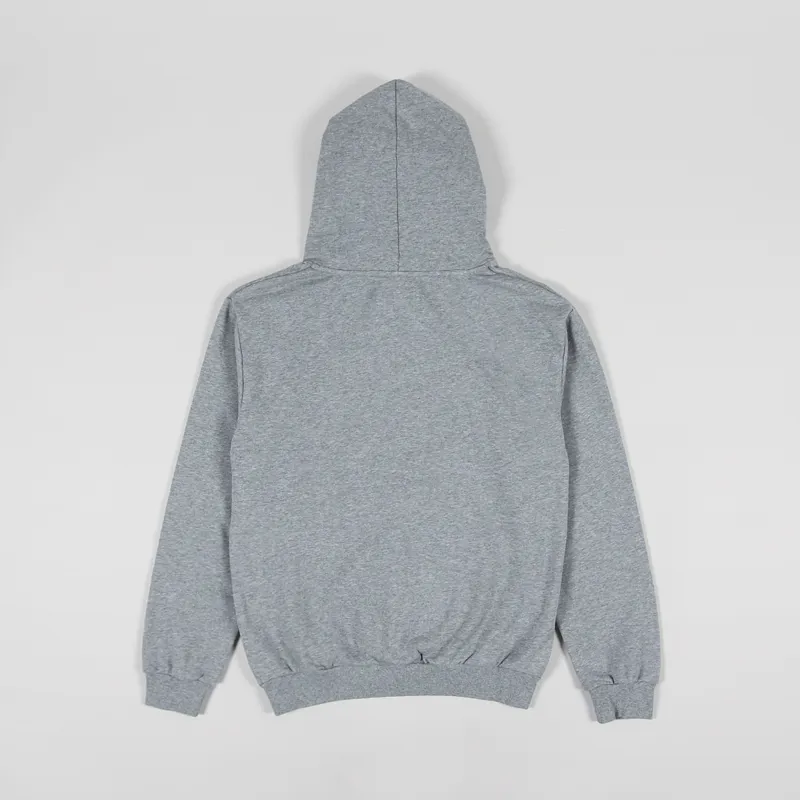 Gramicci Logo Hooded Sweat Heather Grey-1
