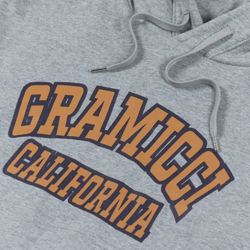 Gramicci Logo Hooded Sweat Heather Grey-4
