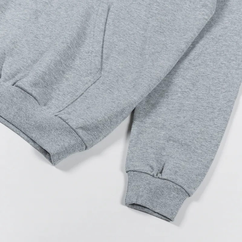 Gramicci Logo Hooded Sweat Heather Grey-3