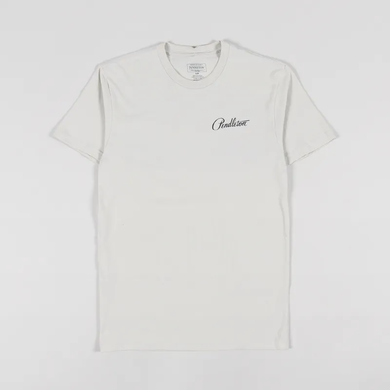 Pendleton Los Lunas Logo Graphic T Shirt Sand-1