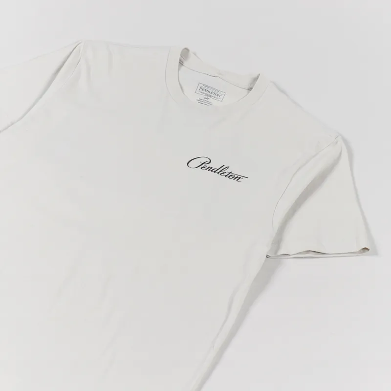 Pendleton Los Lunas Logo Graphic T Shirt Sand-3