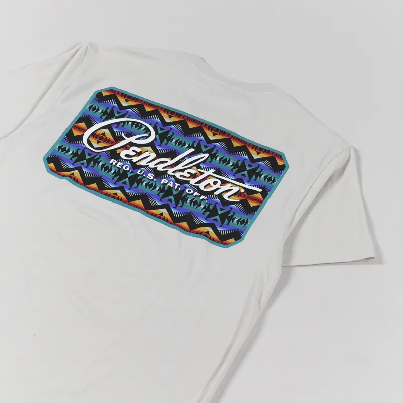 Pendleton Los Lunas Logo Graphic T Shirt Sand-2