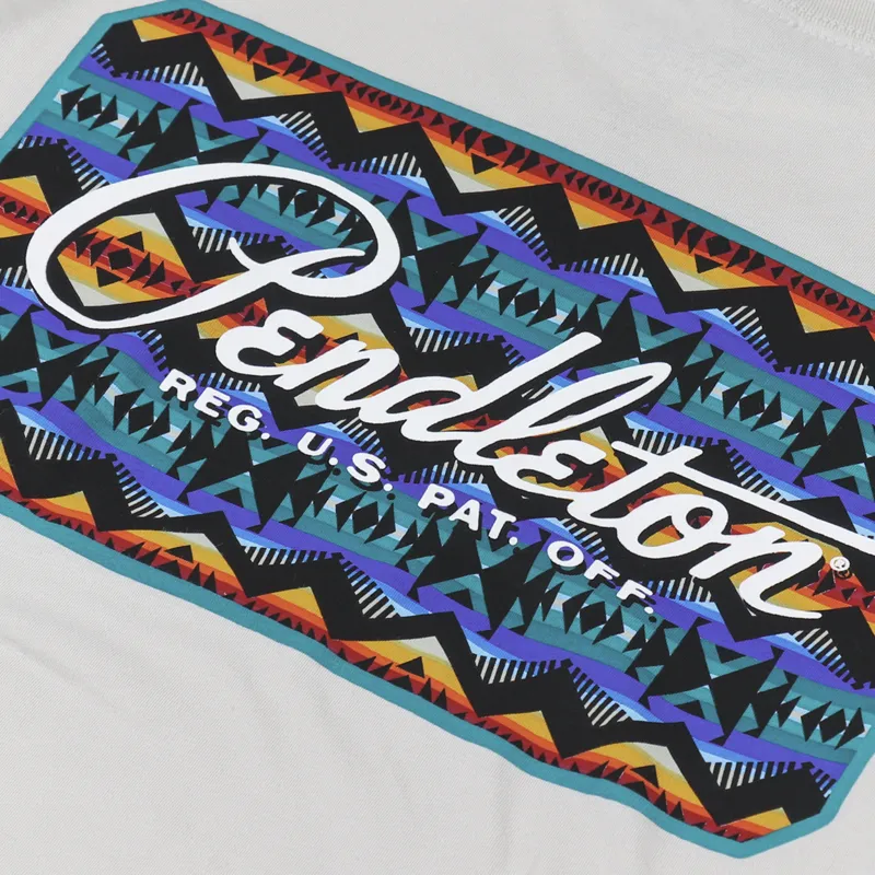 Pendleton Los Lunas Logo Graphic T Shirt Sand-4