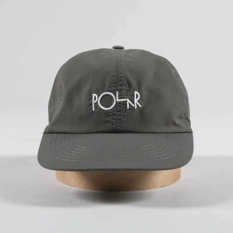 Polar Skate Co. Lightweight Cap Grey Green-2