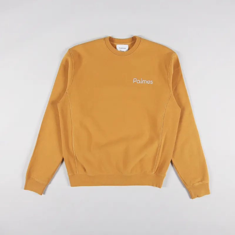 Palmes Tennis Society Line Crew Neck Sweatshirt Nugget